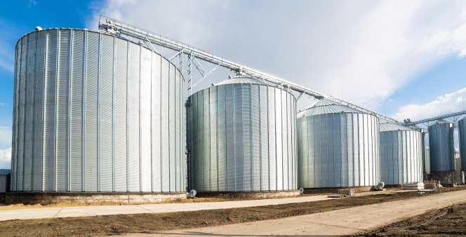 Построено зернохранилище мощностью 30 000 т